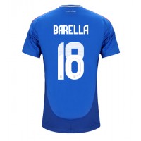 Camiseta Italia Nicolo Barella #18 Primera Equipación Eurocopa 2024 manga corta